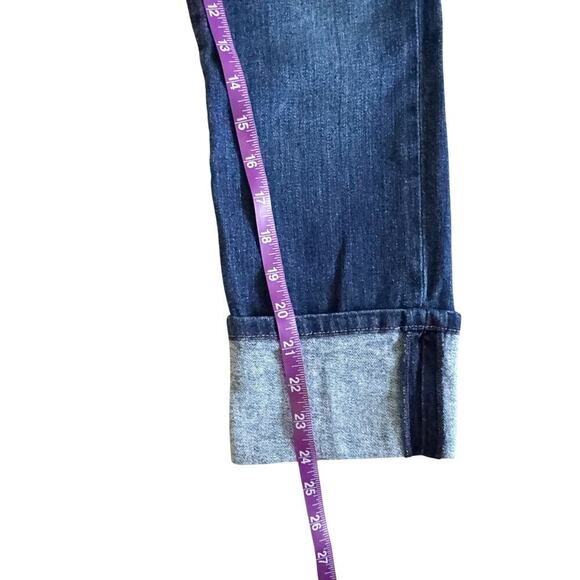 Joe's Capri Jeans Women's Size 26 Blue Lexington Cuffed Mid Rise Preppy 1111‎ - Picture 10 of 13